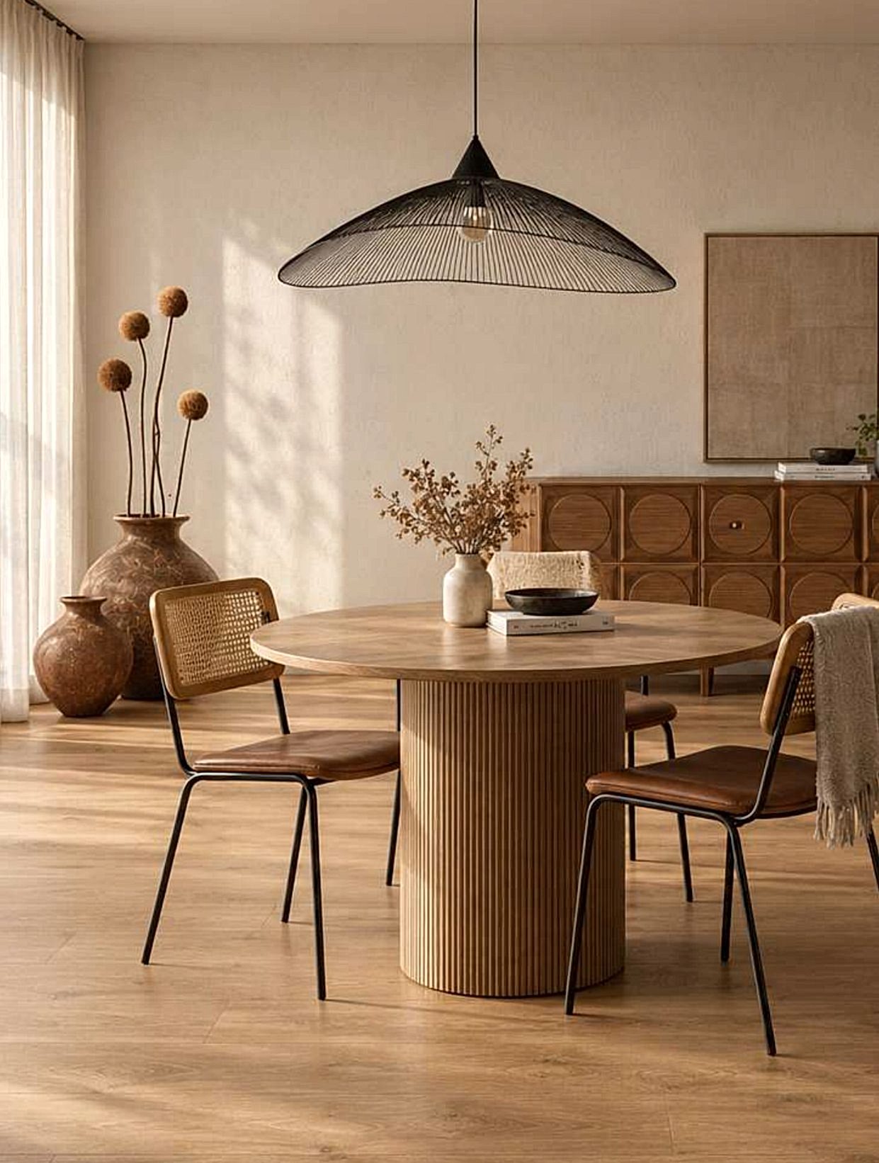 BOFA engineered timber flooring in a warm oak dining room